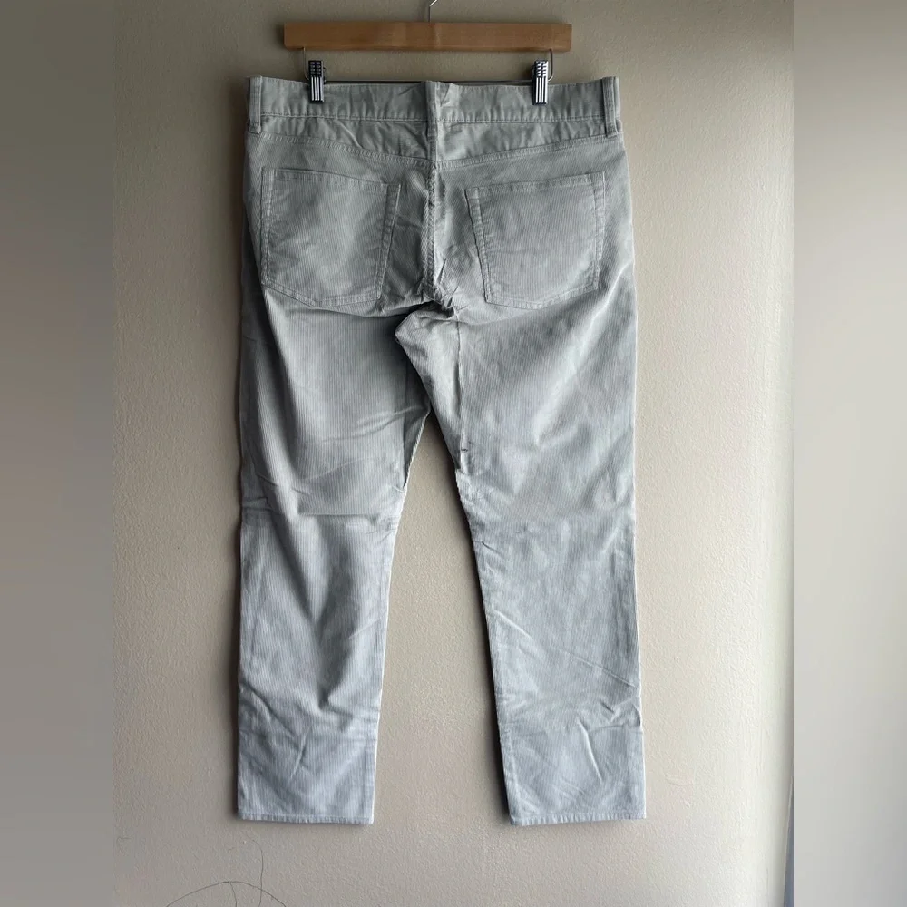 New J.Crew 770 Men Suede Gray Pants Size 34x30